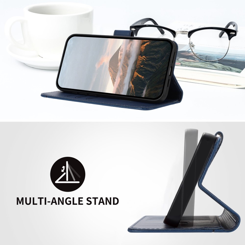 Triangles knížkové pouzdro na Vivo V50 Lite 4G/5G - modré