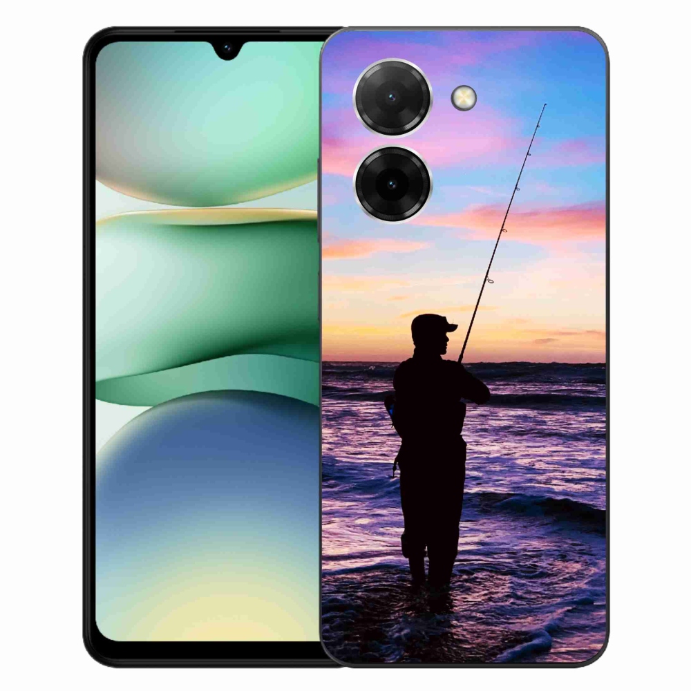 Gelový kryt mmCase na Xiaomi Redmi A5 (171.7x77.8x8.3mm) - rybaření 1