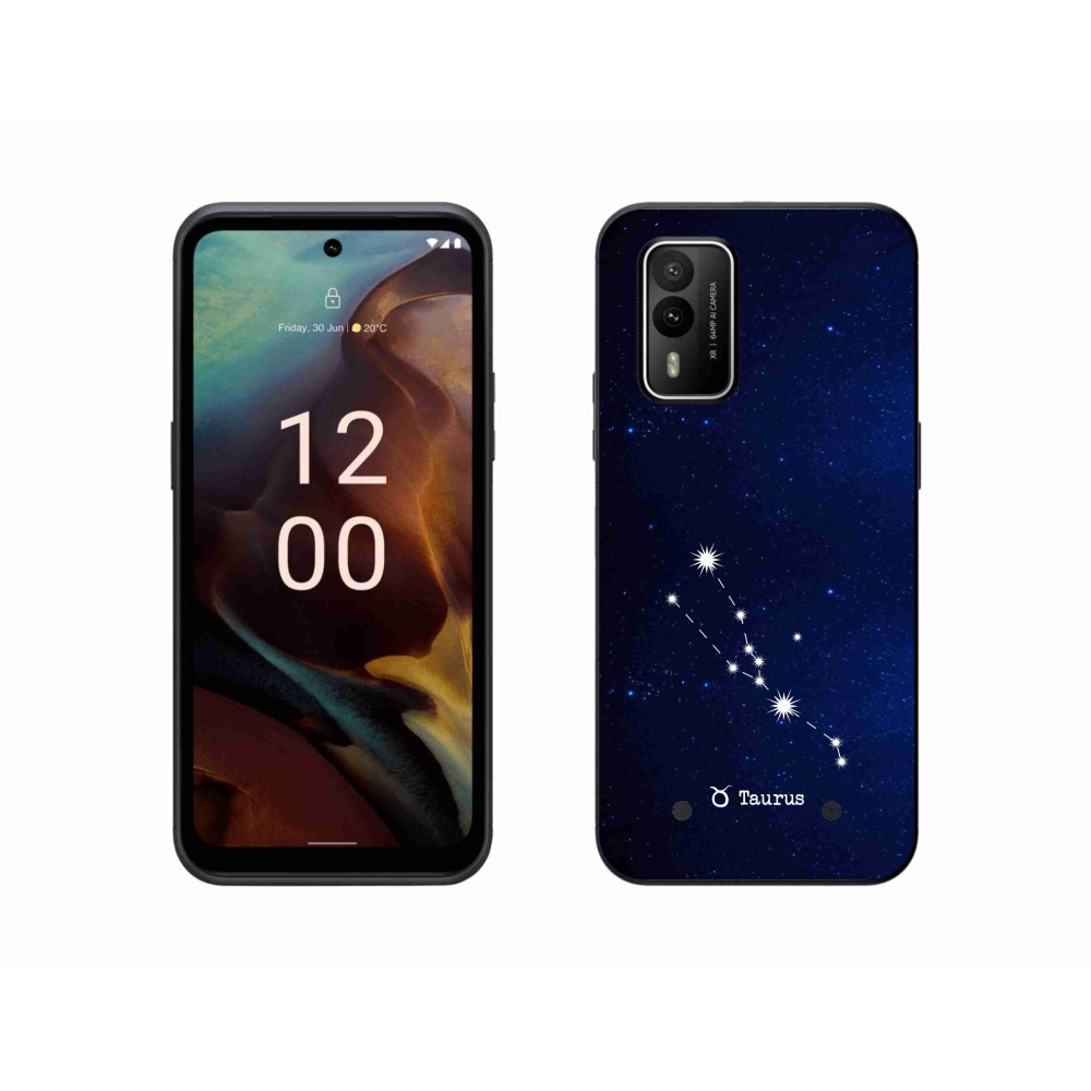 Gelový kryt mmCase na Nokia XR21 - souhvězdí Býka