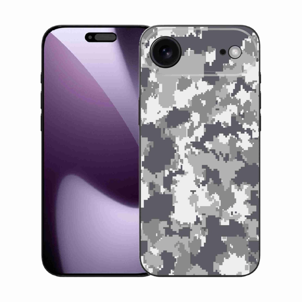 Gelový kryt mmCase na iPhone 17 Air - maskáčový vzor 2