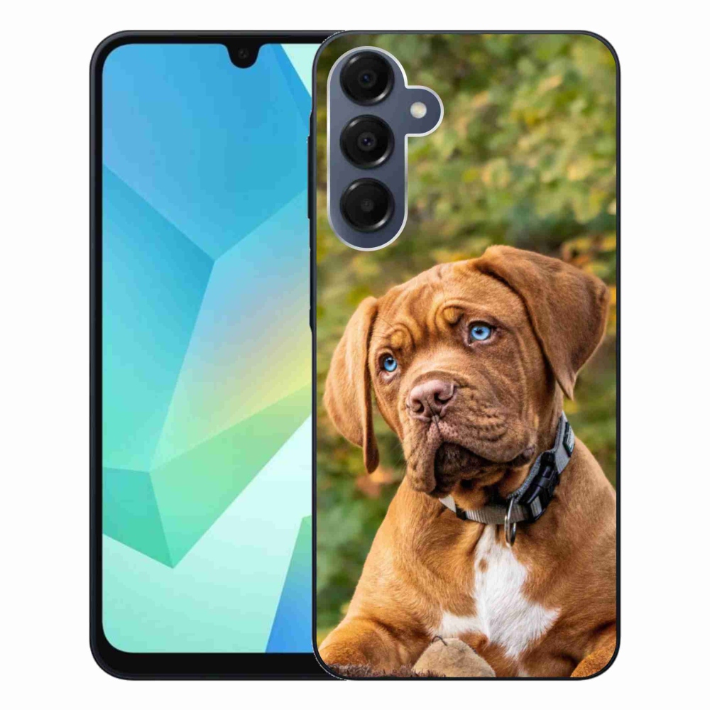 Gelový kryt mmCase na Samsung Galaxy A16 4G/5G - štěně 