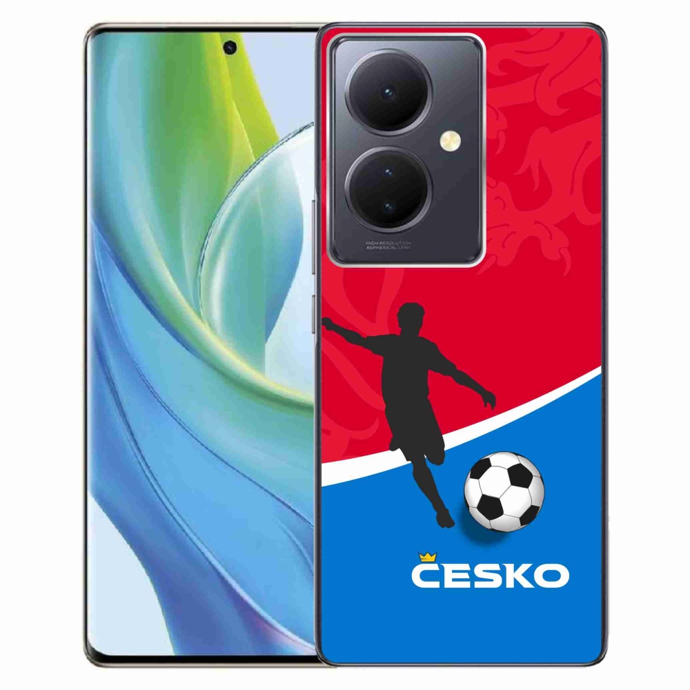 Gelový kryt mmCase na Vivo V29 Lite 5G - fotbal Česko