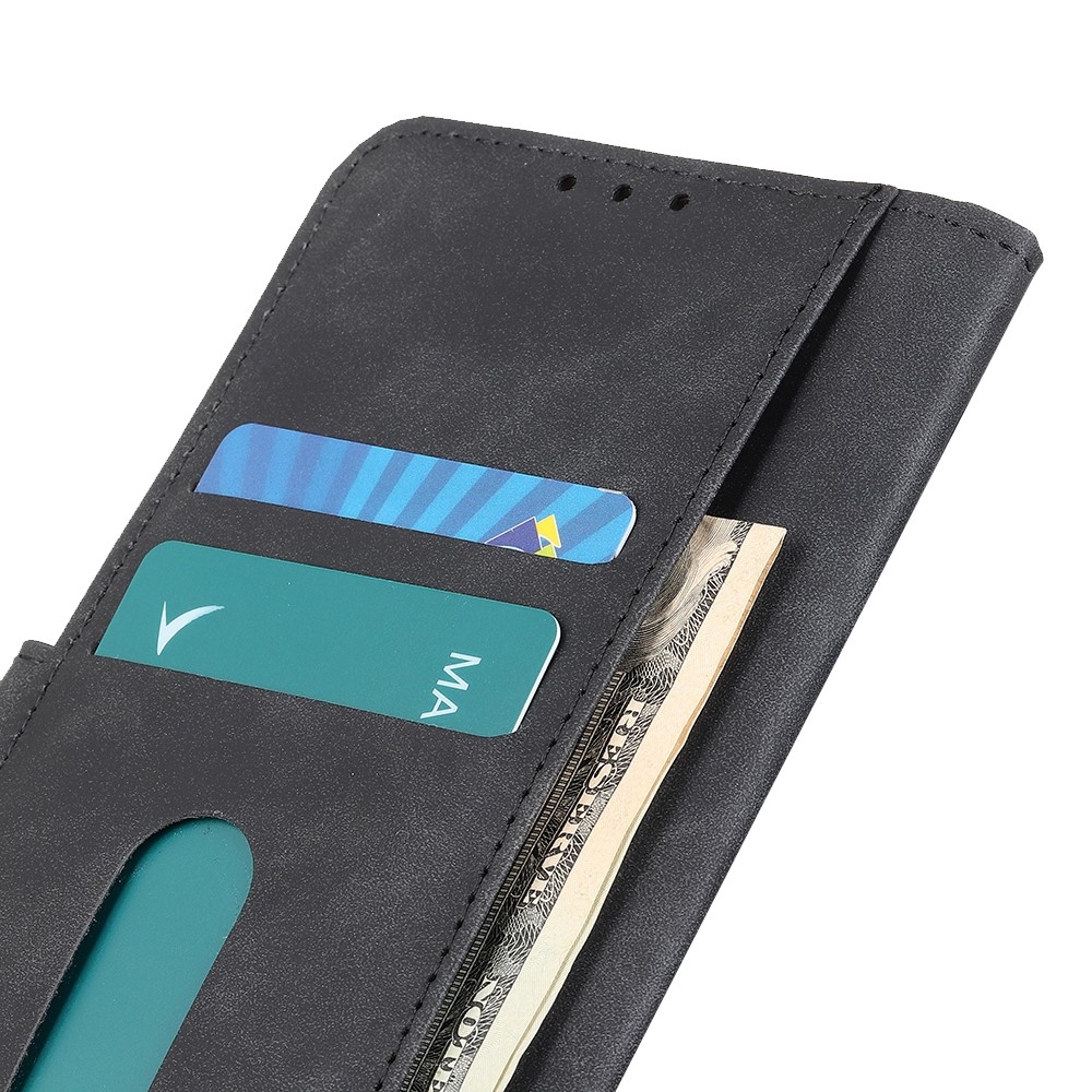 KHAZ knížkové pouzdro na Xiaomi Redmi Note 14 - černé