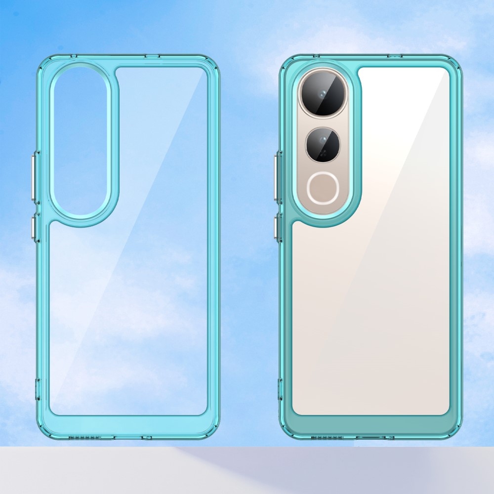 Gelový obal s pevnými zády na Vivo V50 Lite 4G/5G - světlemodrý