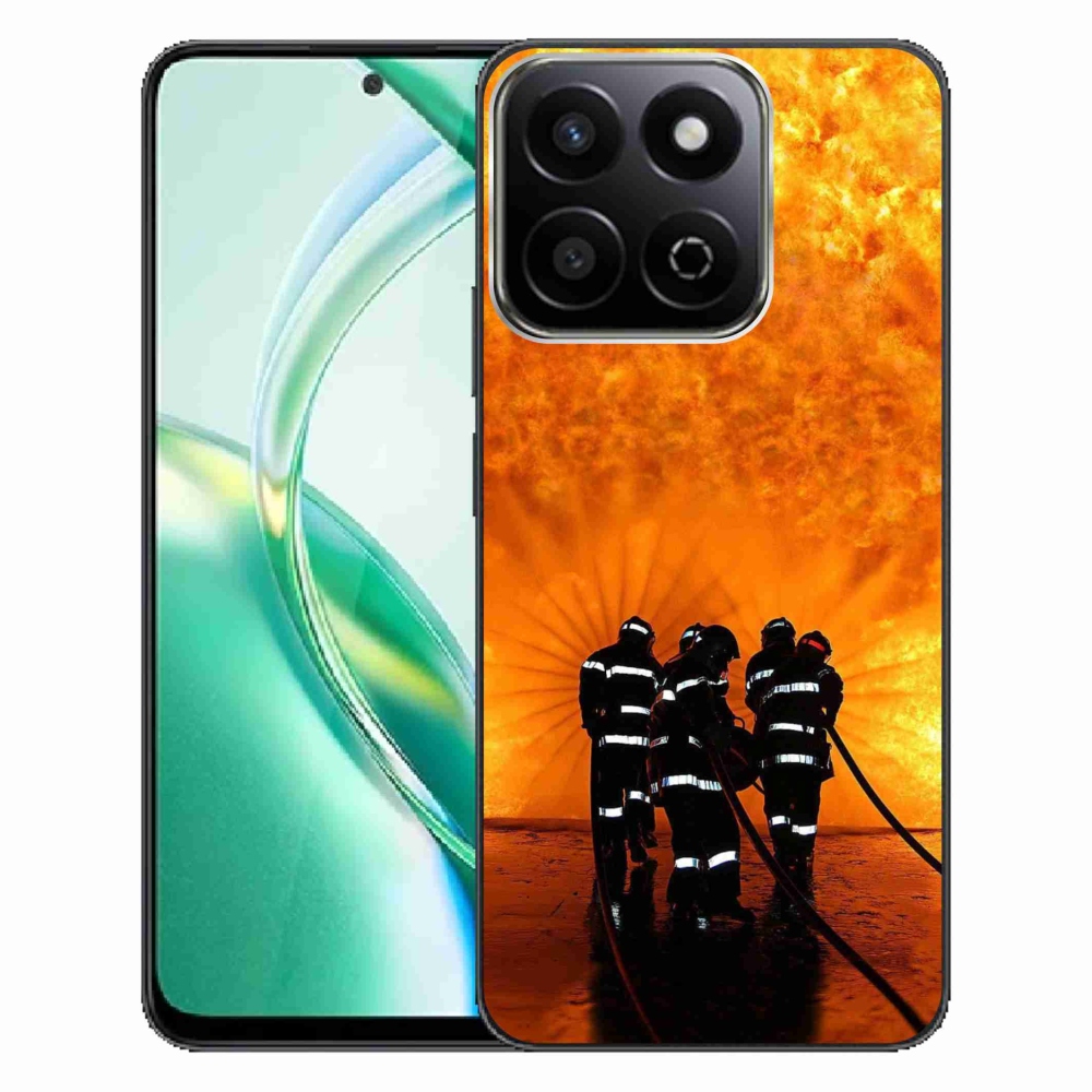 Gelový kryt mmCase na Honor 200 Smart 5G - požár
