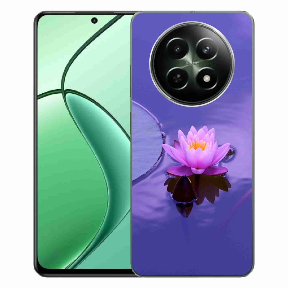 Gelový obal mmCase na Realme 12 5G/12x 5G - květ na hladině