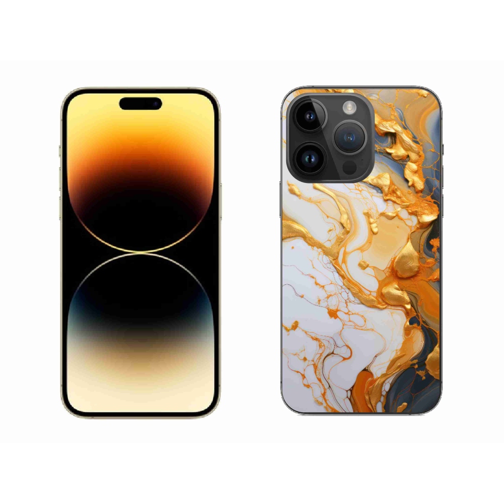Gelový kryt mmCase na iPhone 14 Pro Max - abstraktní motiv 6