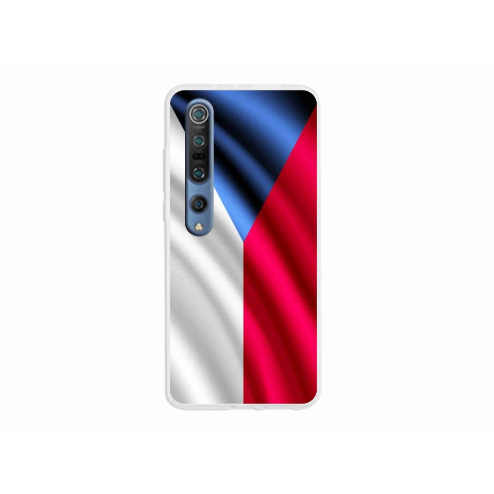 Gelový kryt mmCase na mobil Xiaomi Mi 10 - česká vlajka