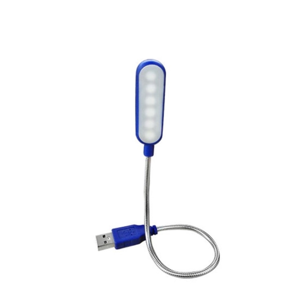 Shell přenosná USB lampička - modrá