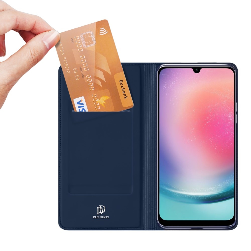 DUX knížkové pouzdro na Samsung Galaxy A25 5G - tmavěmodré