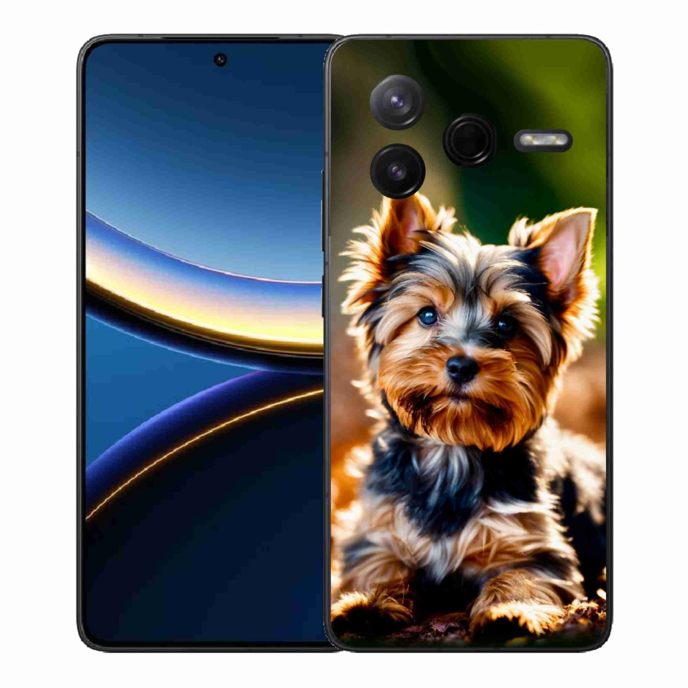 Gelový kryt mmCase na Xiaomi Poco F7 Pro - jorkšír 10