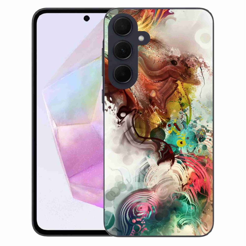Gelový kryt mmCase na Samsung Galaxy A35 5G - abstrakt 1
