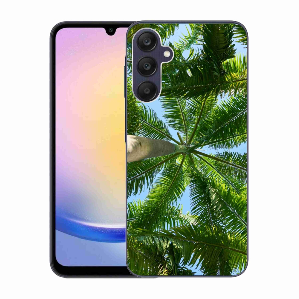Gelový kryt mmCase na Samsung Galaxy A25 5G - palmy