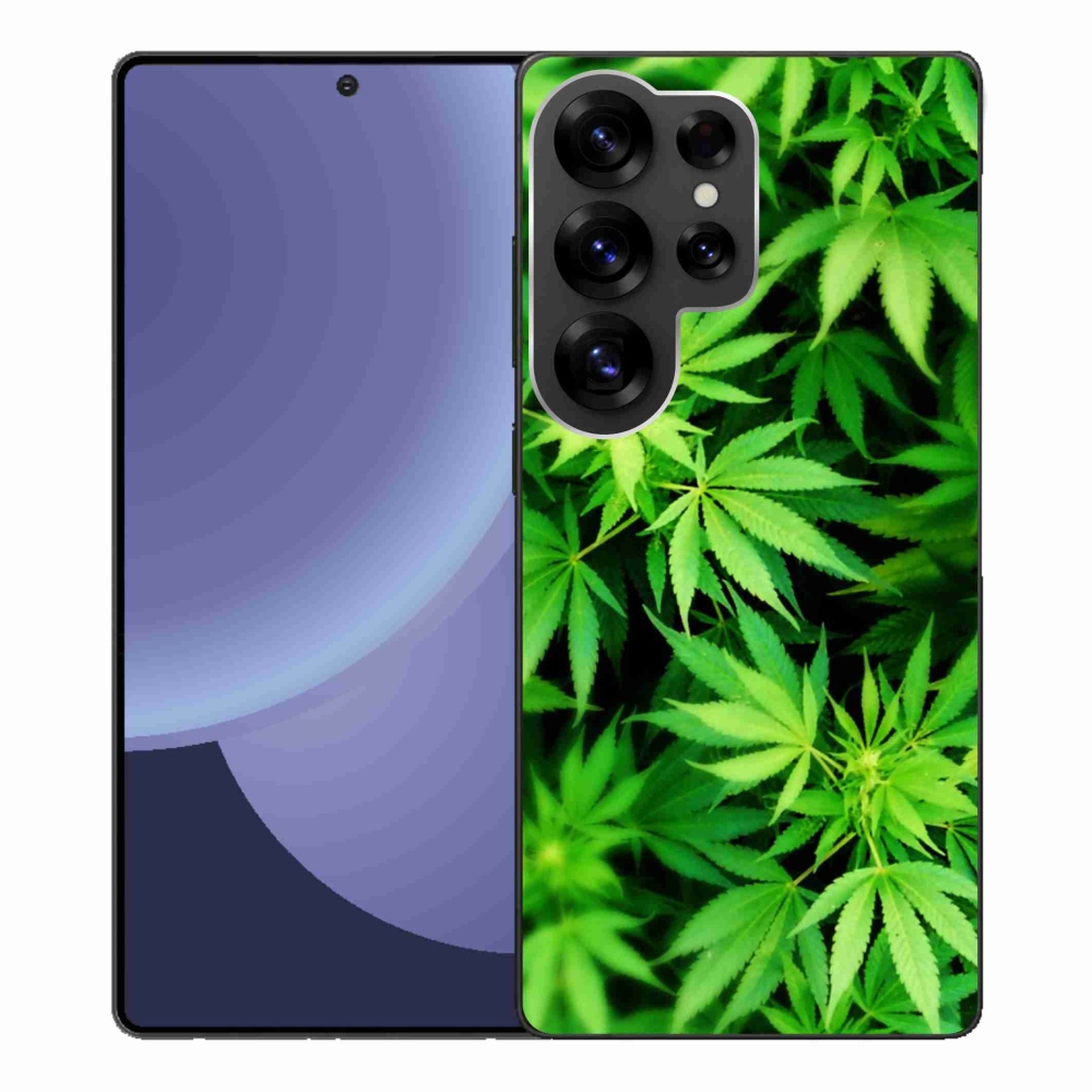 Gelový kryt mmCase na Samsung Galaxy S25 Ultra - konopí 3