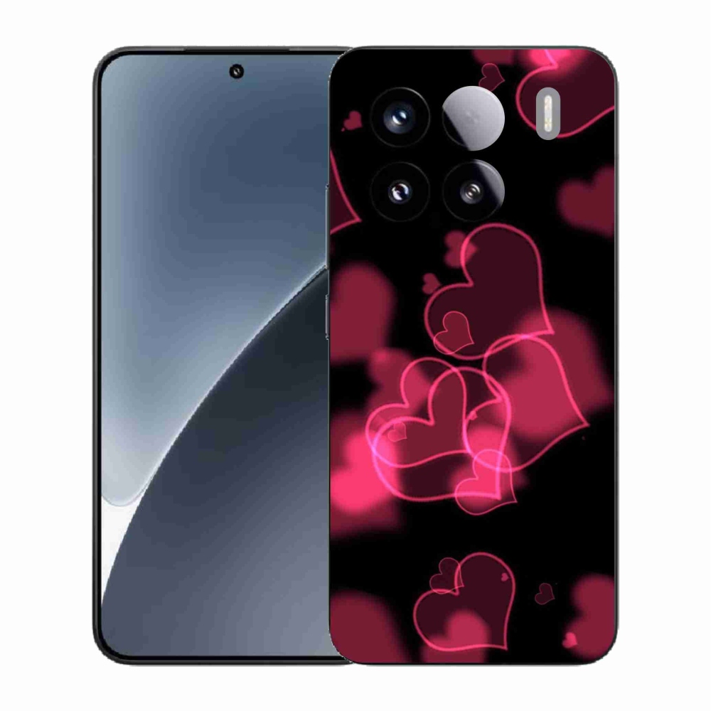 Gelový kryt mmCase na Xiaomi 15 - červená srdíčka