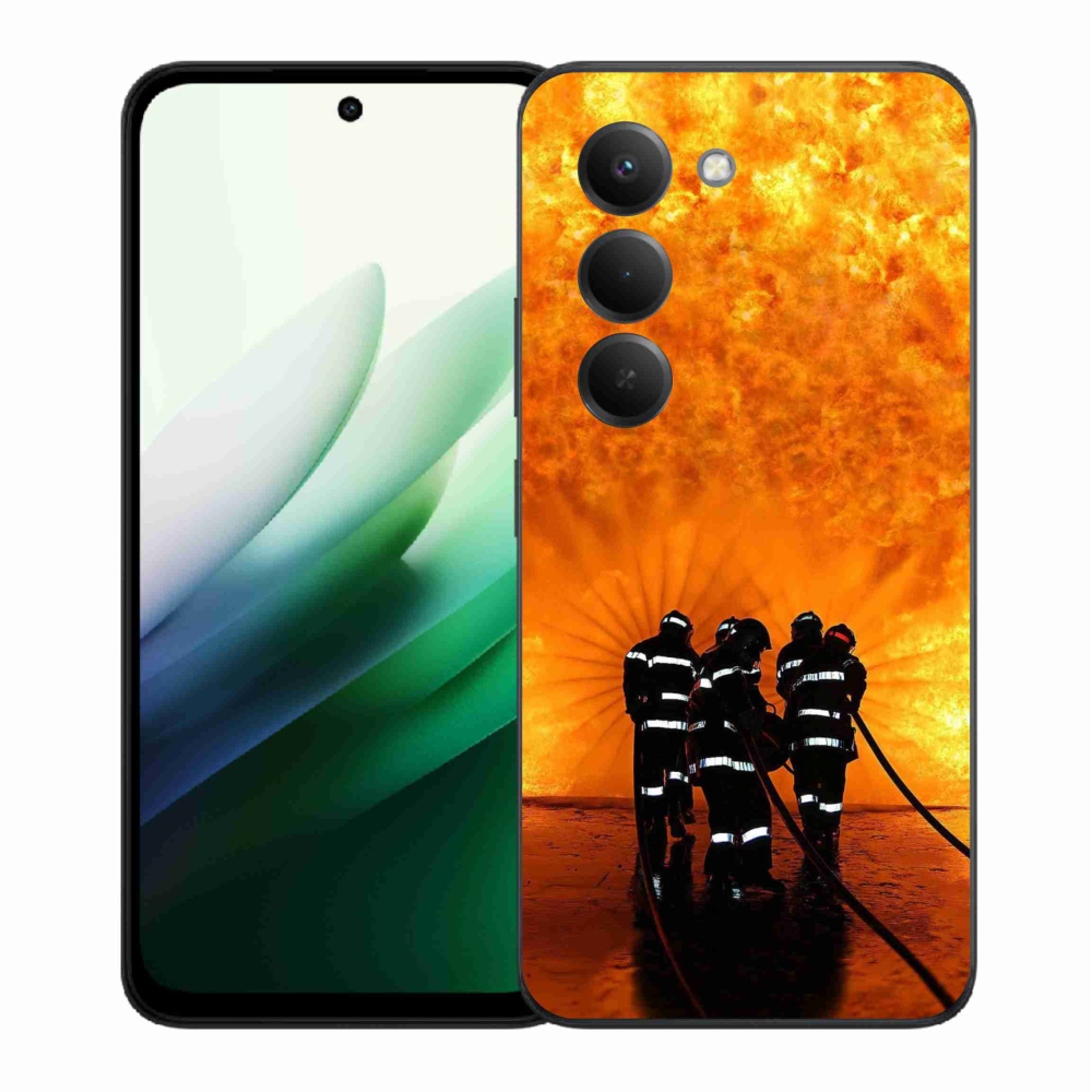 Gelový kryt mmCase na Xiaomi Redmi 15 5G (169mm) - požár