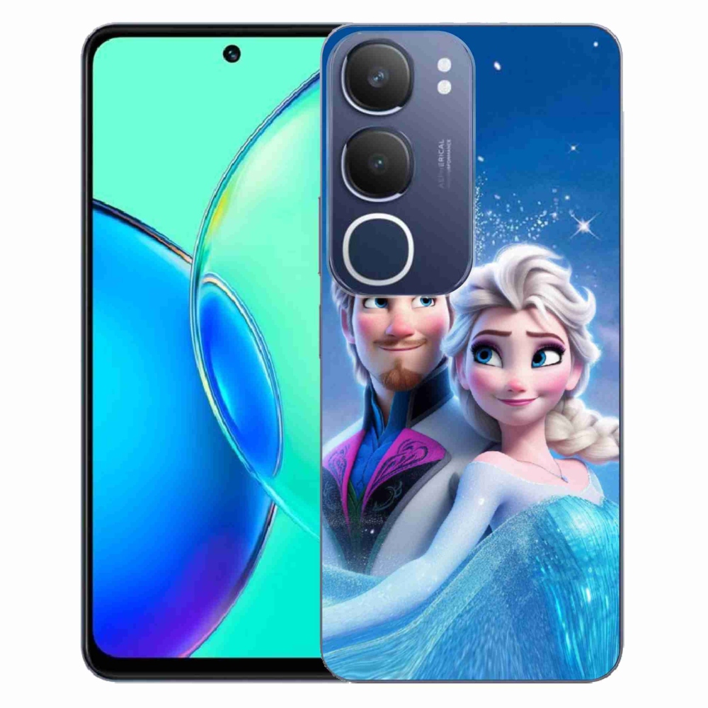 Gelový kryt mmCase na Vivo Y19s - ledové království 1