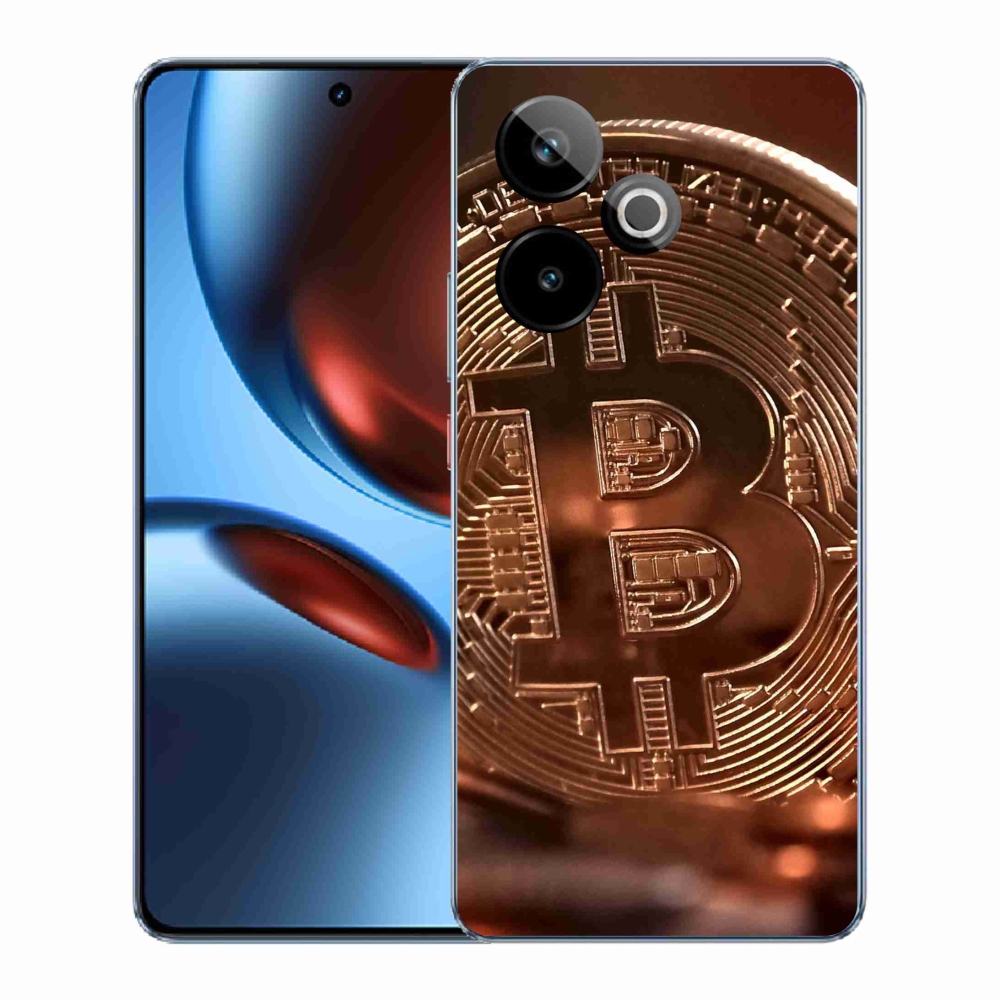 Gelový kryt mmCase na Realme GT 7 5G/GT 7T 5G - bitcoin