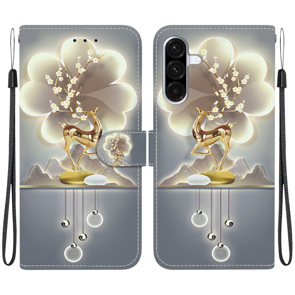 Versatile knížkové pouzdro na Samsung Galaxy A36 5G/A56 5G - jelen sika