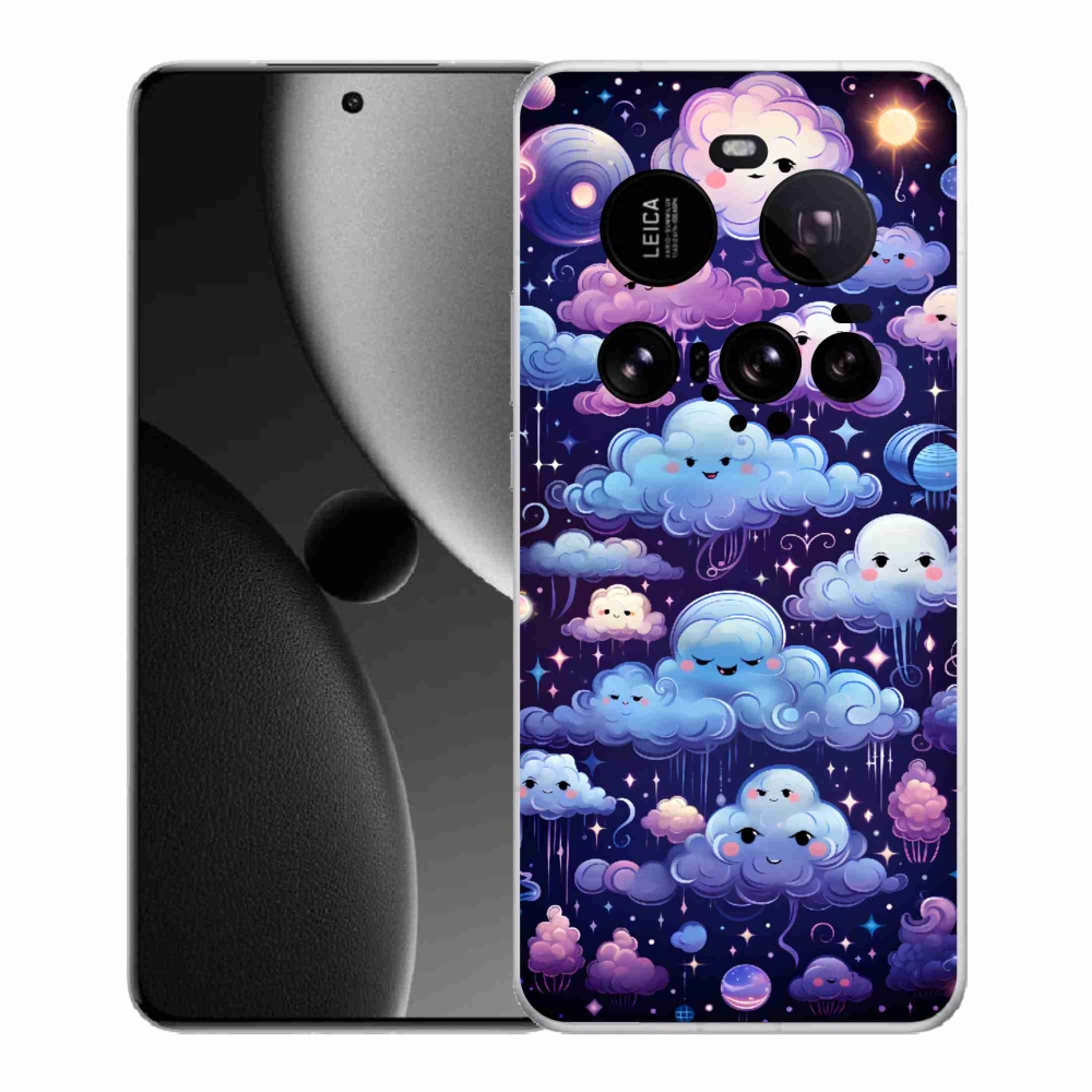 Gelový kryt mmCase na Xiaomi 15 Ultra - mráčky