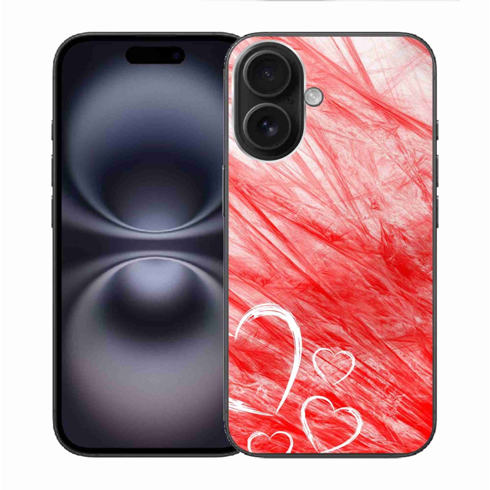 Gelový kryt mmCase na iPhone 16 - heart