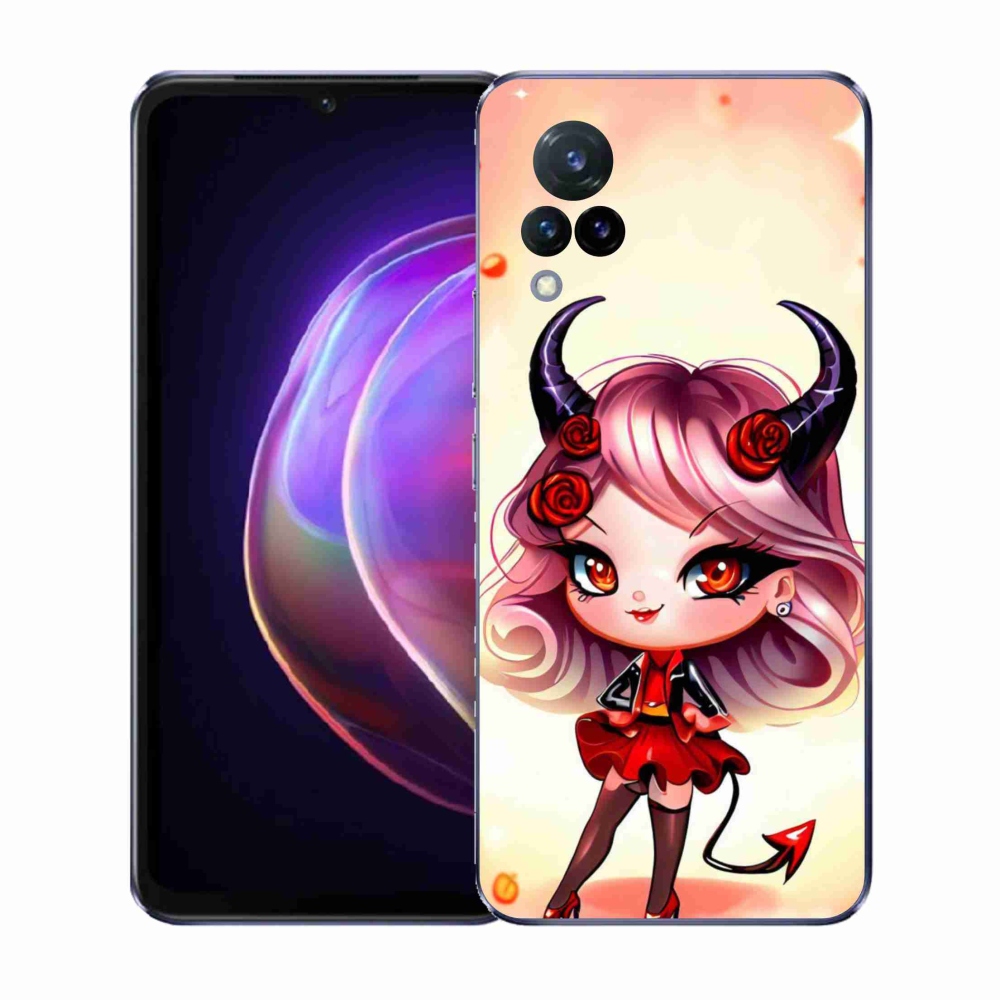 Gelový kryt mmCase na Vivo V21 4G/5G - kreslená čertice