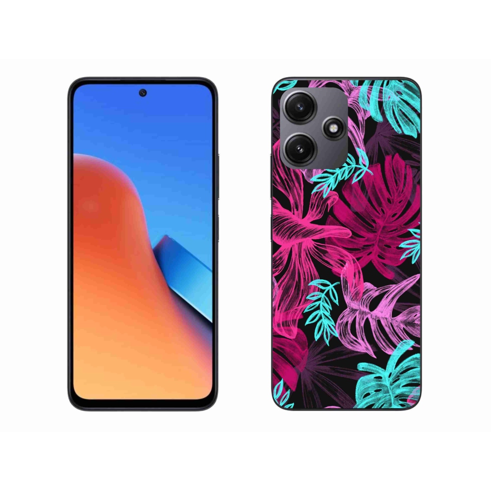 Gelový kryt mmCase na Xiaomi Redmi 12 5G - květiny 1