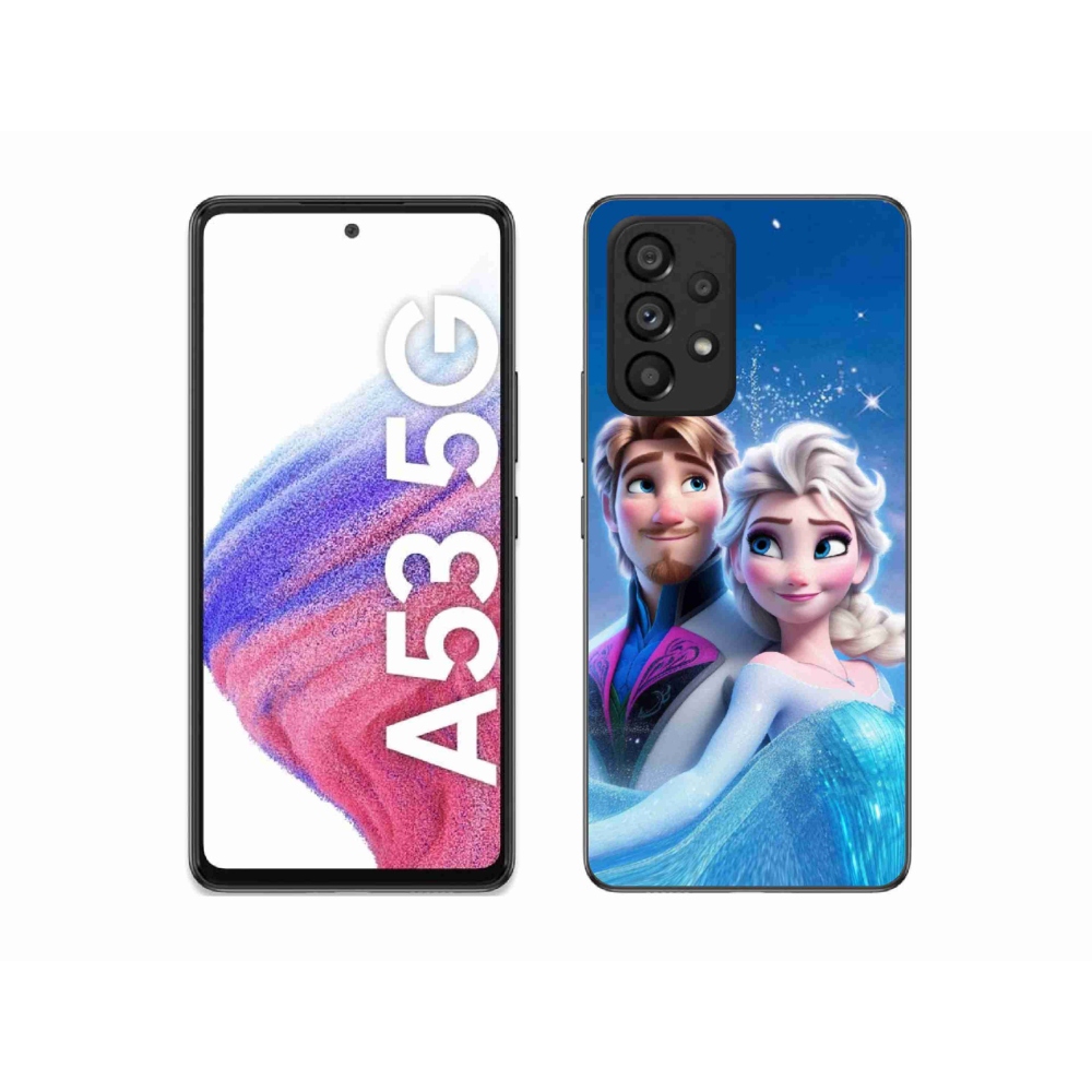 Gelový kryt mmCase na Samsung Galaxy A53 5G - ledové království 1
