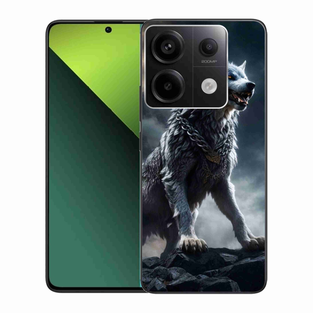 Gelový kryt mmCase na Xiaomi Redmi Note 13 Pro 5G/Poco X6 5G - vlk 1