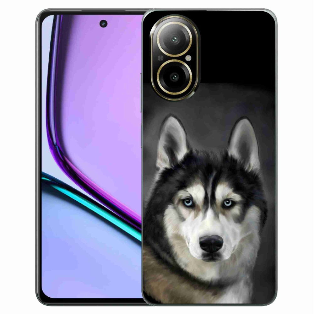 Gelový obal mmCase na Realme C67 - husky