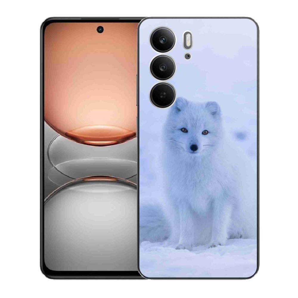 Gelový kryt mmCase na Realme C75 - polární liška
