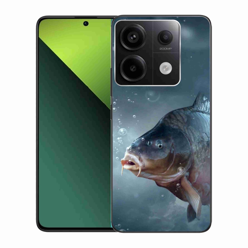 Gelový kryt mmCase na Xiaomi Redmi Note 13 Pro 5G/Poco X6 5G - kapr a bublinky