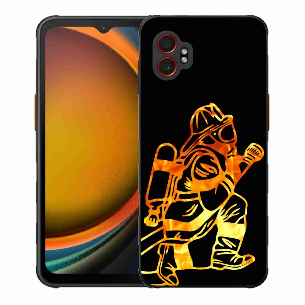 Gelový kryt mmCase na Samsung Galaxy Xcover 7 Pro - hasič 1