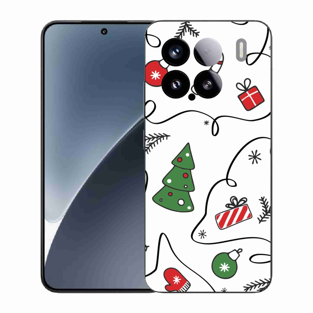 Gelový kryt mmCase na Xiaomi 15 - vánoční motivy
