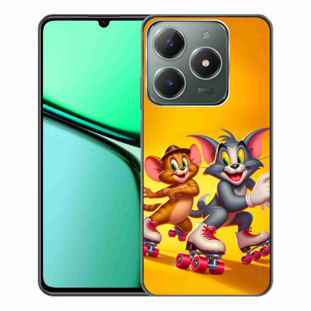 Gelový kryt mmCase na Realme C61 - tom a jerry