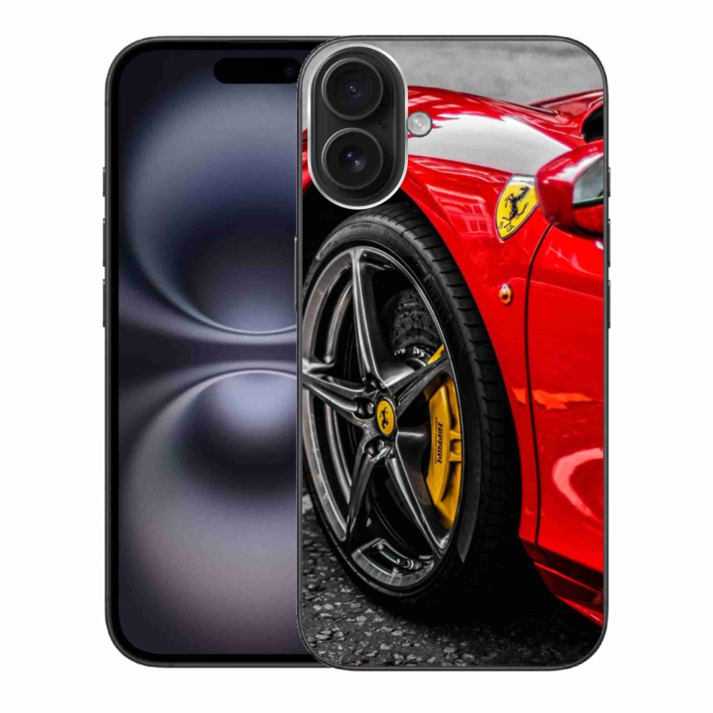 Gelový kryt mmCase na iPhone 16 Plus - auto 1