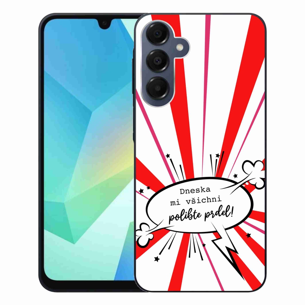 Gelový kryt mmCase na Samsung Galaxy A16 4G/5G - vtipný text 15 bílé pozadí