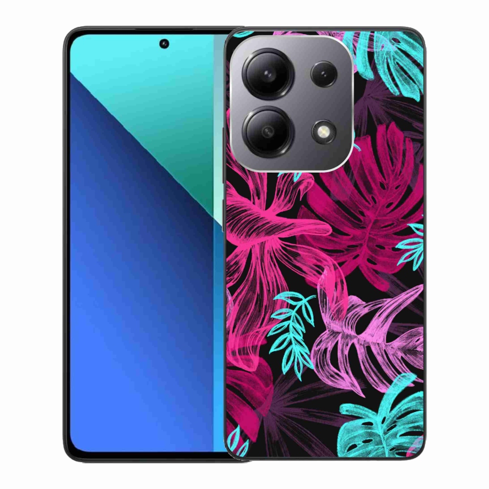 Gelový kryt mmCase na Xiaomi Redmi Note 13 - květiny 1