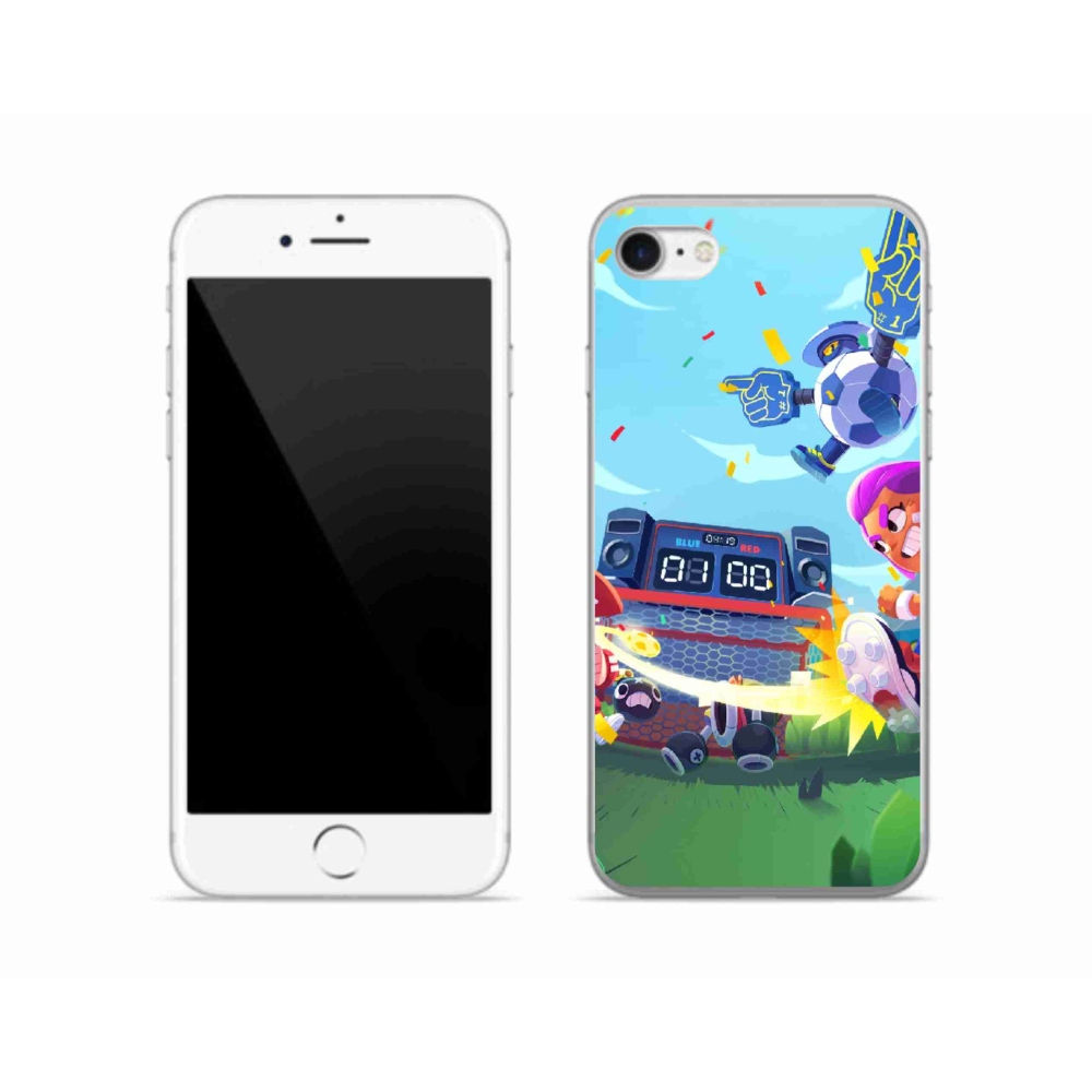 Gelový kryt mmCase na iPhone SE (2022) - brawl stars 1