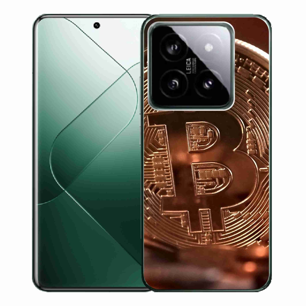 Gelový kryt mmCase na Xiaomi 14 Pro - bitcoin