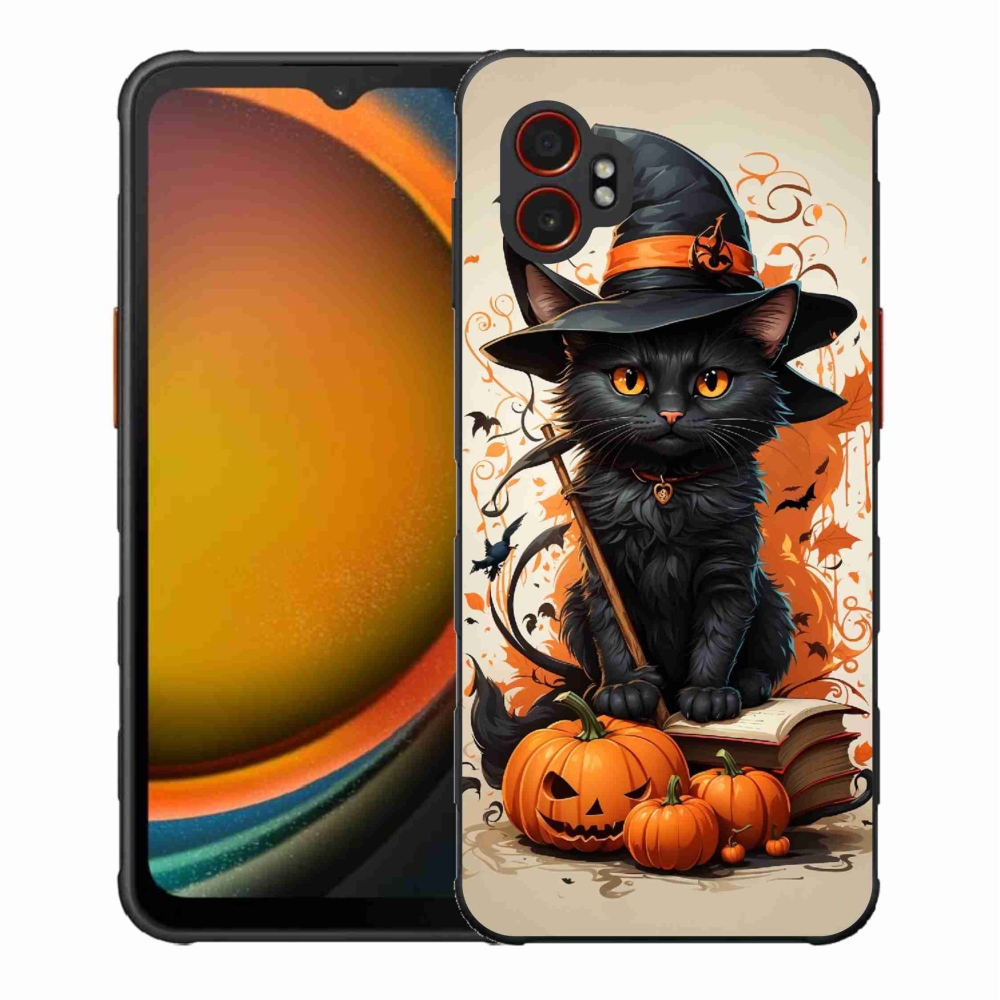 Gelový kryt mmCase na Samsung Galaxy Xcover 7 Pro - kocour čaroděj