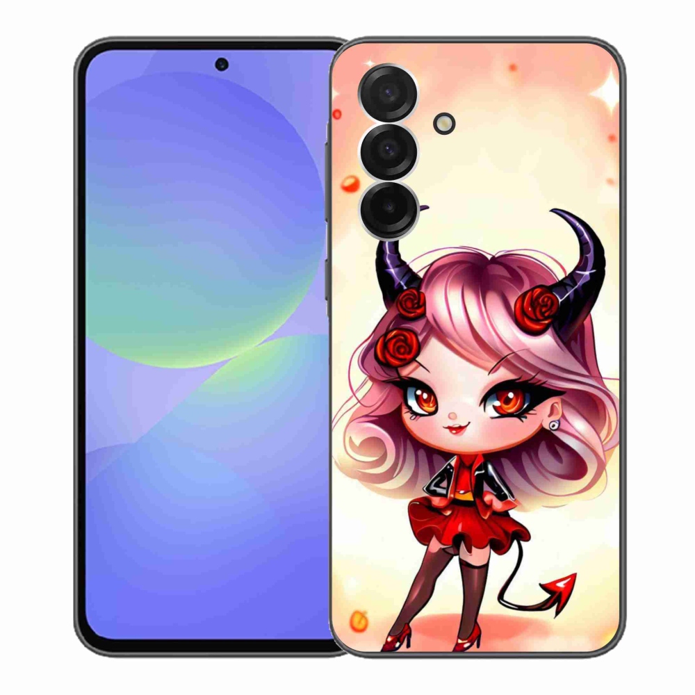 Gelový kryt mmCase na Samsung Galaxy A36 5G - kreslená čertice