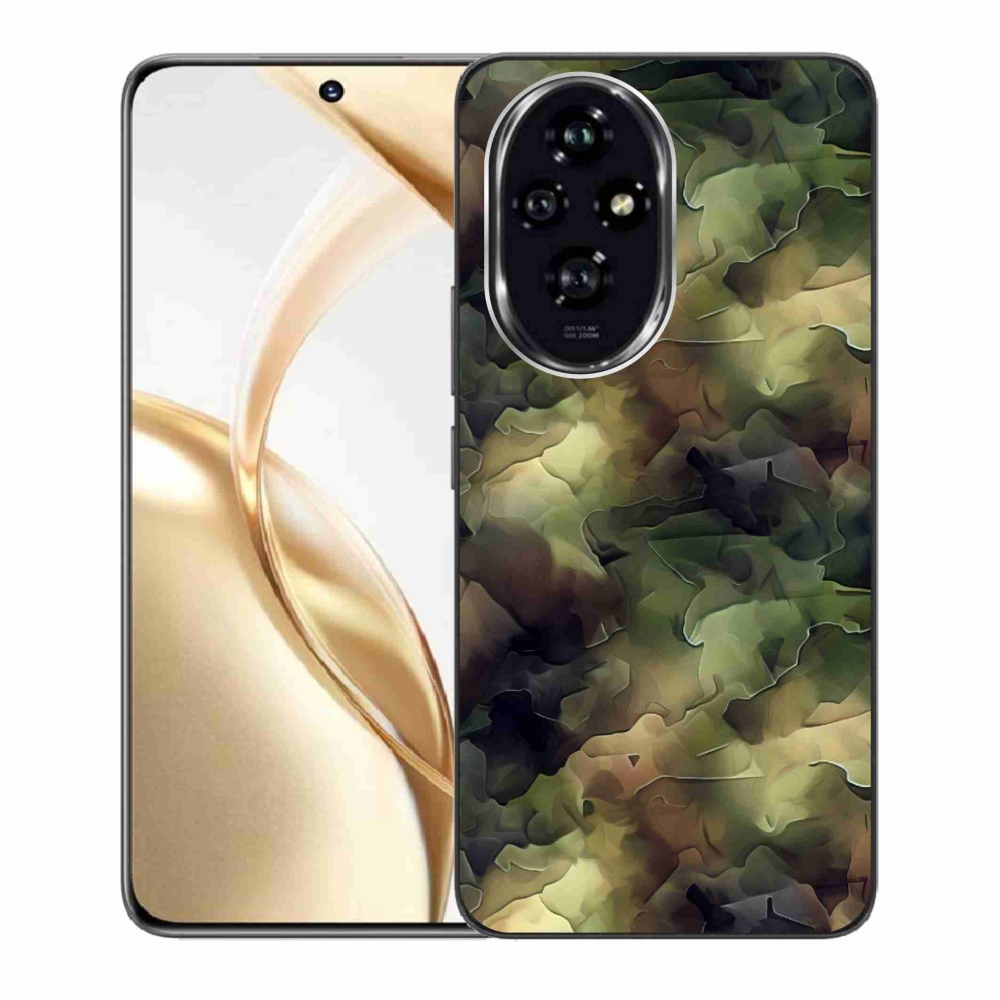 Gelový kryt mmCase na Honor 200 5G - maskáčový vzor 10