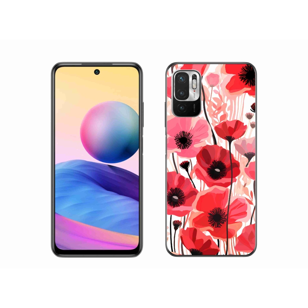 Gelový kryt mmCase na Xiaomi Redmi Note 10 5G - vlčí mák 1