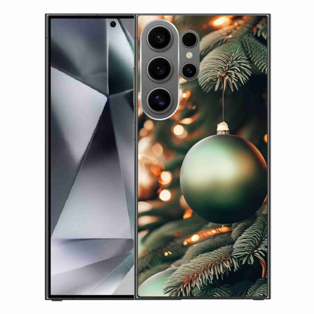 Gelový kryt mmCase na Samsung Galaxy S24 Ultra - vánoční ozdoby 1