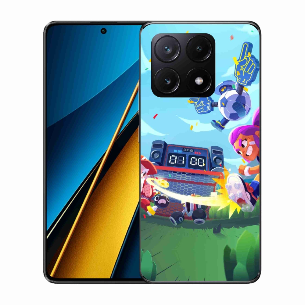 Gelový kryt mmCase na Xiaomi Poco X6 Pro 5G - brawl stars 1