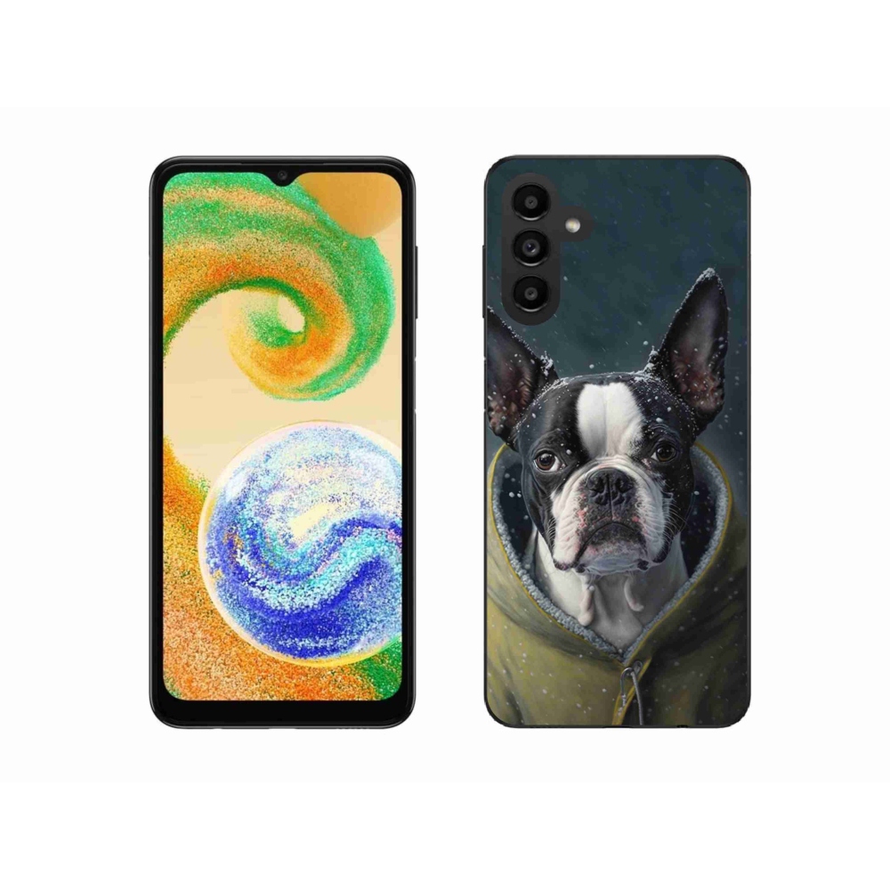 Gelový kryt mmCase na Samsung Galaxy A04s (164.7x76.7x9.1mm) - buldoček