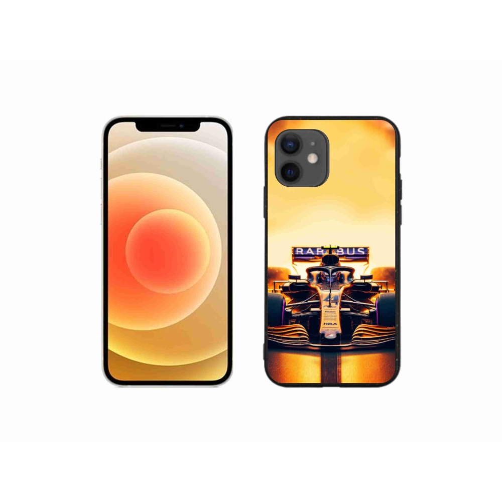Gelový kryt mmCase na iPhone 12 mini - formule