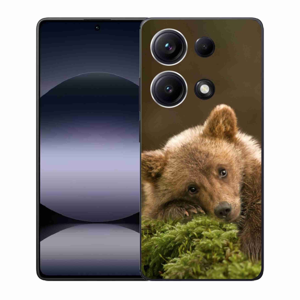 Gelový kryt mmCase na Xiaomi Redmi Note 14S - medvěd