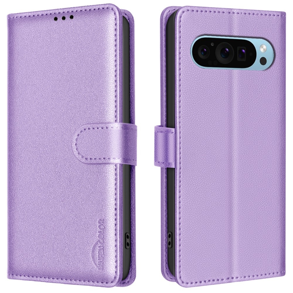 BNF knížkové pouzdro na Google Pixel 9/9 Pro - fialové